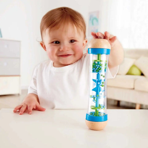 Hape Beaded Raindrops Eco-friendly Sensory Toy – Promoting Fine Motor Skills & Sensory Development | Kiddo Joy
