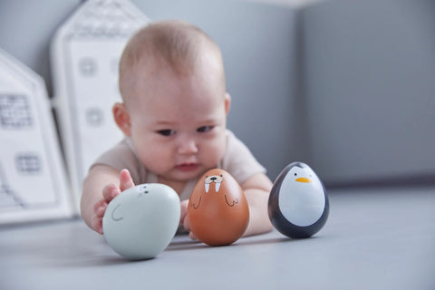 PlanToys Eco-friendly Seal Wobbler Toy for Babies – Promoting Sensory Development & Hand-Eye Coordination | Kiddo Joy