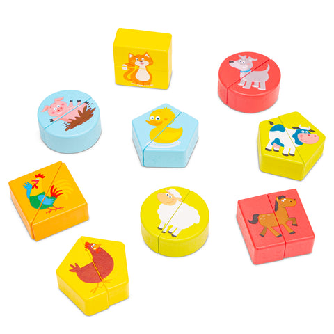 Shape Block Puzzle- Animal