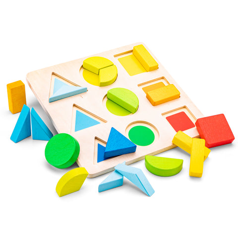 Geometric Shape Puzzle Board