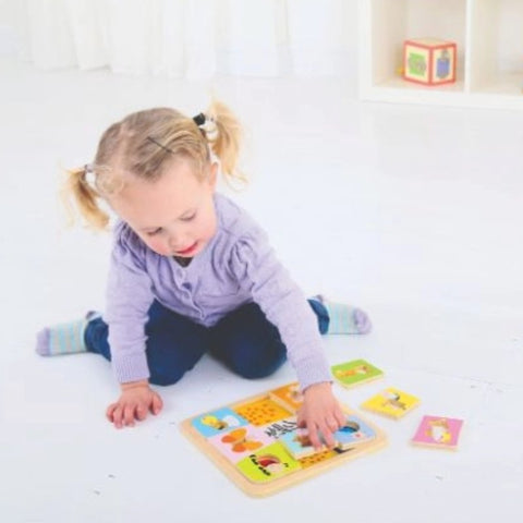 Animal Patterns Puzzle - Kiddo Joy