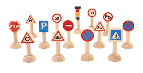 Set Of Traffic Signs & Lights