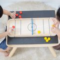 Kiddo Joy 2-In-1 Shuffleboard Game by PlanToys, an eco-friendly toy designed to promote strategic thinking, hand-eye coordination, and fine motor skills with a fun, versatile game for all ages.