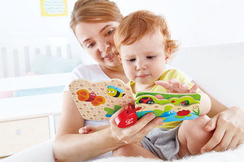 Kiddo Joy Baby Bug Book by Hape – Eco-friendly Interactive Toy for Early Learning and Sensory Exploration | Kiddo Joy