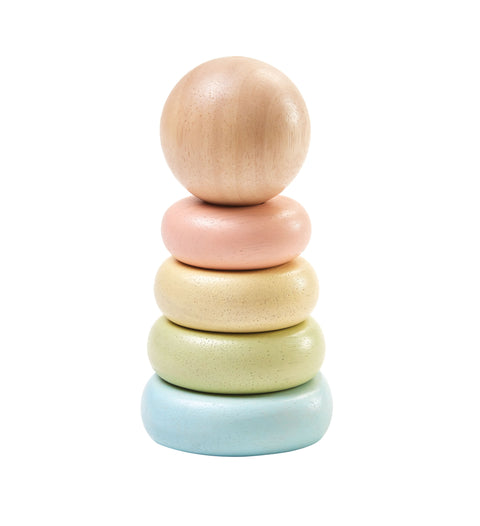 Kiddo Joy First Stacking Ring by PlanToys – Eco-friendly Toy for Fine Motor Skills and Cognitive Development | Kiddo Joy