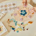 Kiddo Joy Mandela by PlanToys, an eco-friendly toy designed to foster creativity, problem-solving, and pattern recognition through fun, engaging mandala building activities.