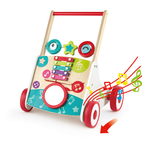 Kiddo Joy My First Musical Walker by Hape – Eco-friendly Toy for Musical Exploration and Motor Skills Development | Kiddo Joy