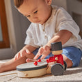 Kiddo Joy Pull Along Drummer by PlanToys – Eco-friendly Toy for Musical Exploration and Motor Skills | Kiddo Joy