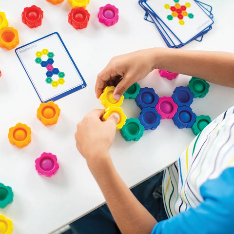 Kiddo Joy Sensory Genius: Imagination Poppers, a toy designed to stimulate sensory development, creativity, and problem-solving through interactive popping fun for young minds.