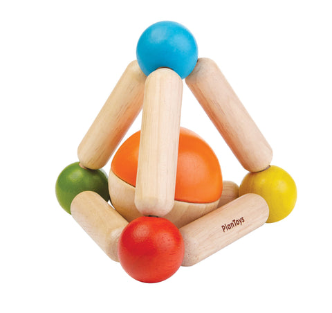 Kiddo Joy Triangle Clutching Toy by PlanToys – Eco-friendly Toy for Grip Strength and Sensory Development | Kiddo Joy