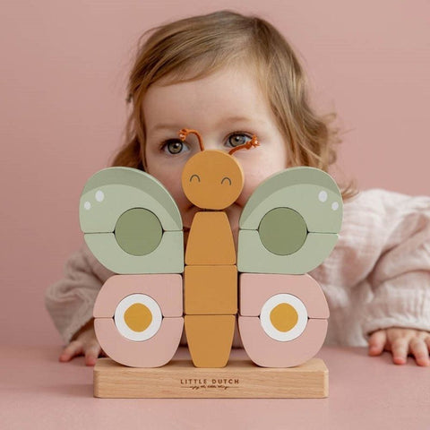 Butterfly Stacking Puzzle - Kiddo Joy