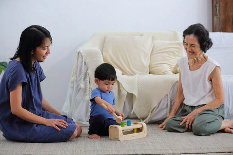 PlanToys Pounding Bench – Eco-friendly Toy for Hand-Eye Coordination and Fine Motor Skills Development | Kiddo Joy